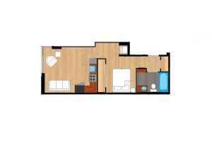 The-Drake-Unit-103-floor-plan-300x205