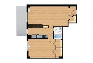 The-Park-Monroe-Unit-1001-floor-plan-300x205