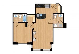 The Regent Unit 102 Apartment Floor Plan