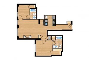 The Regent Unit 105 Apartment Floor Plan