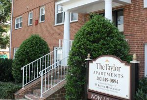 Front Of The Taylor Apartment Building