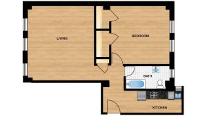 Windermere Harrowgate H110 - H810 Apartment Floor Plan