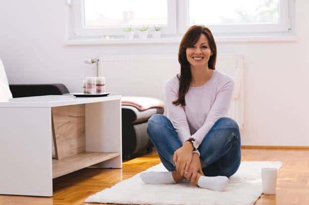 Woman Doing Yoga in Her Apartment