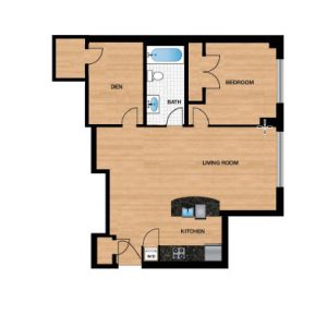 M Street Towers Tier 13 Floor Plan