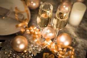 Celebrating New Years Eve With Champagne