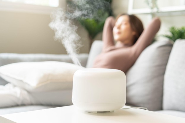Woman Cozy in Her Keener Management Apartment in Washington DC